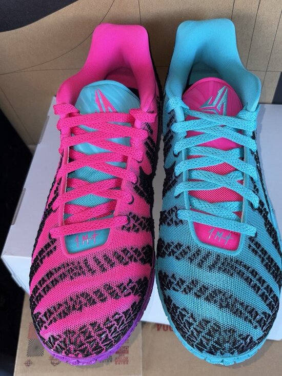 NEW Nike Ja 3 ID Nike By You Mismatch Blue Pink IO7565-900 Men’s Size 12